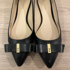 COLE HAAN Elsie Bow Skimmer Slip-on Ballet Flats